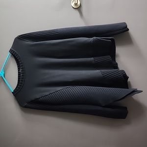 Athleta Asymmetrical Sweater - Size Large (Black)